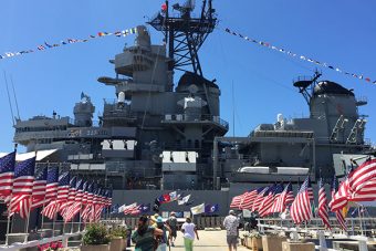 Image of the Battleship Missouri